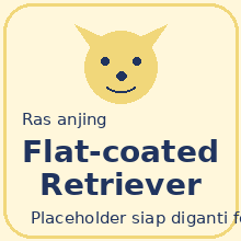 Icon Flat-coated Retriever