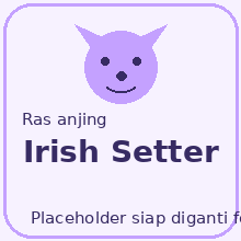 Icon Irish Setter