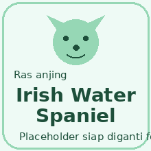 Icon Irish Water Spaniel