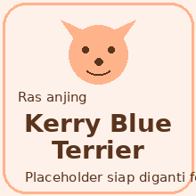 Icon Kerry Blue Terrier