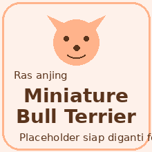 Icon Miniature Bull Terrier
