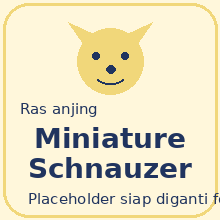 Icon Miniature Schnauzer