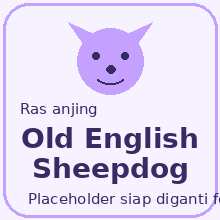 Icon Old English Sheepdog