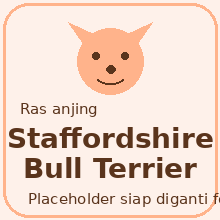 Icon Staffordshire Bull Terrier