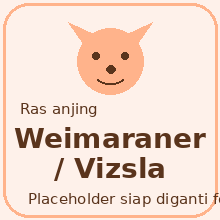 Weimaraner / Vizsla